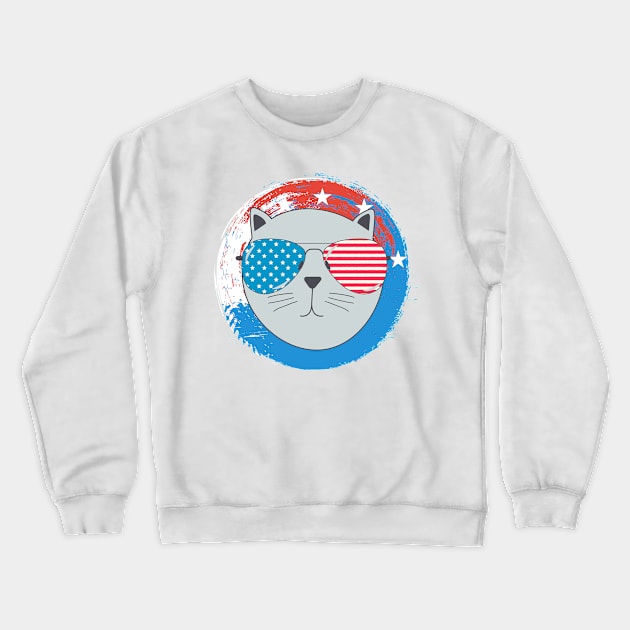 American Big Cat Crewneck Sweatshirt by After Daylight Project